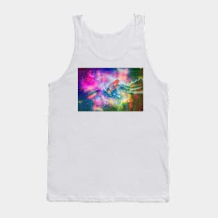 Dood surfing the cosmos Tank Top